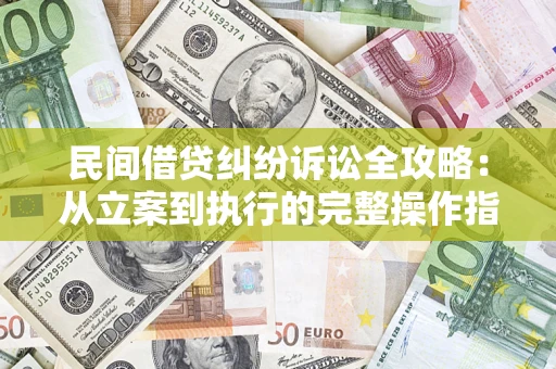 济南民间借贷纠纷诉讼全攻略：从立案到执行的完整操作指南