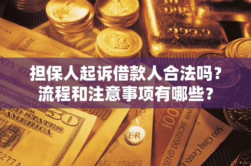 济南担保人起诉借款人合法吗？流程和注意事项有哪些？