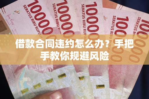 济南借款合同违约怎么办？手把手教你规避风险