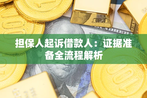 济南担保人起诉借款人：证据准备全流程解析