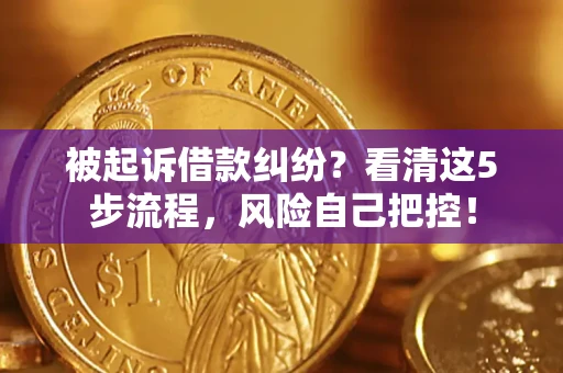 济南被起诉借款纠纷？看清这5步流程，风险自己把控！